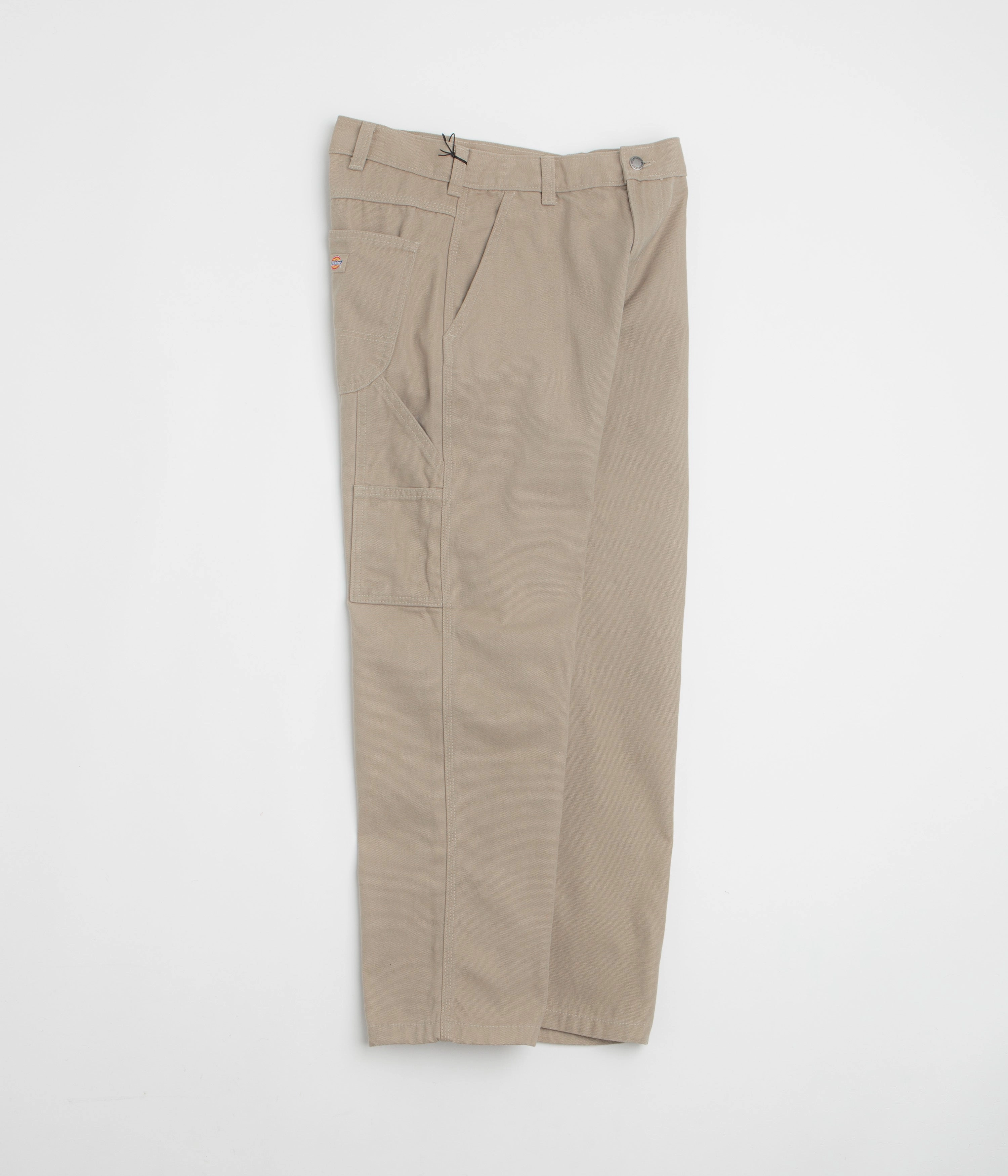 Dickies Carpenter Canvas Pants - Desert Sand Double Needle Stitching