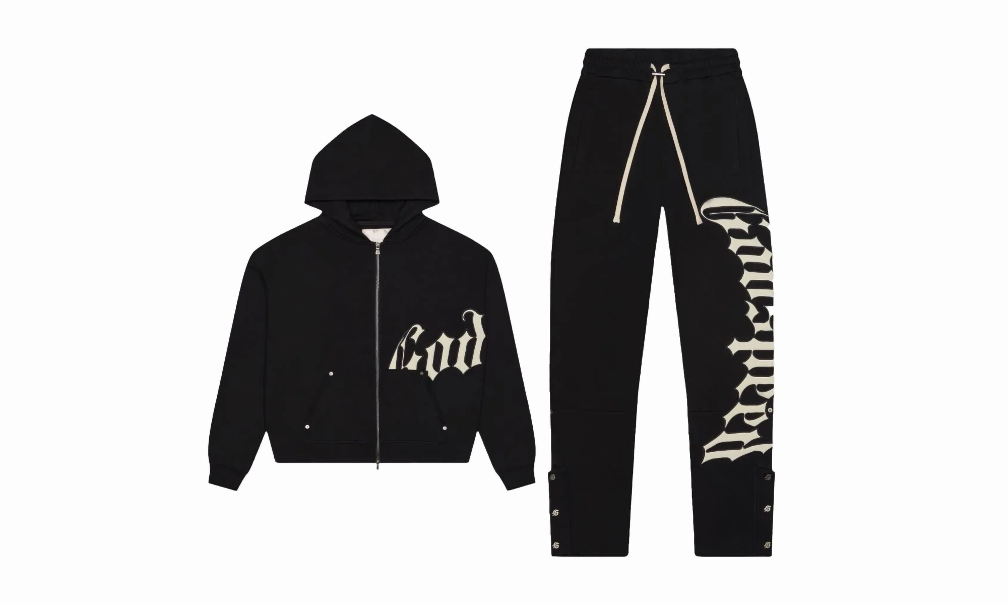 OG Logo Sweatsuit "Black" Concert Vibe Tailored Fit