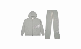 OG Logo Sweatsuit V2 "Grey" Sharp Line Sprint Fit