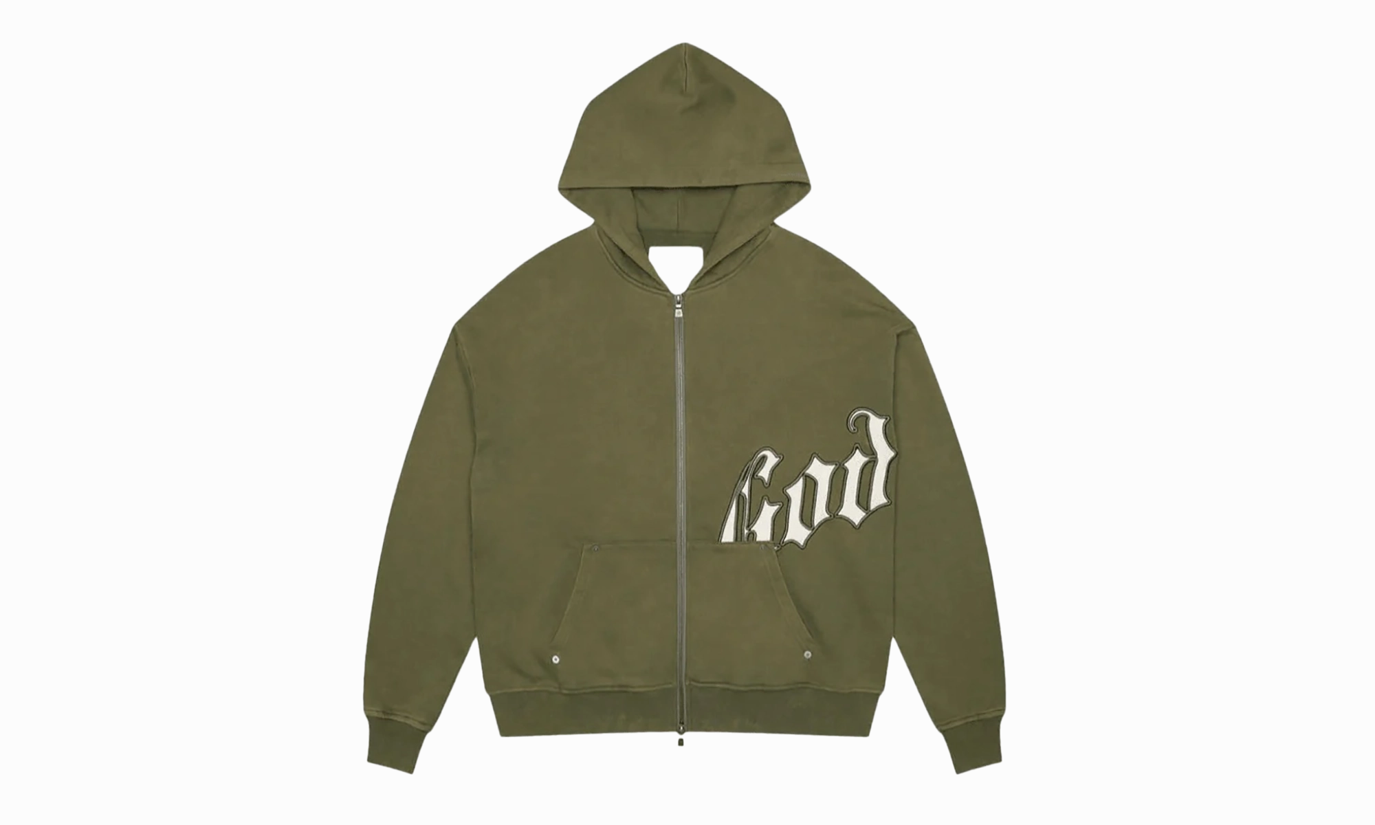 OG Logo V2 Hoodie Olive "Olive Blue"