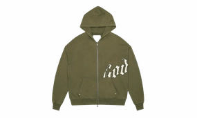 OG Logo V2 Hoodie Olive "Olive Blue"