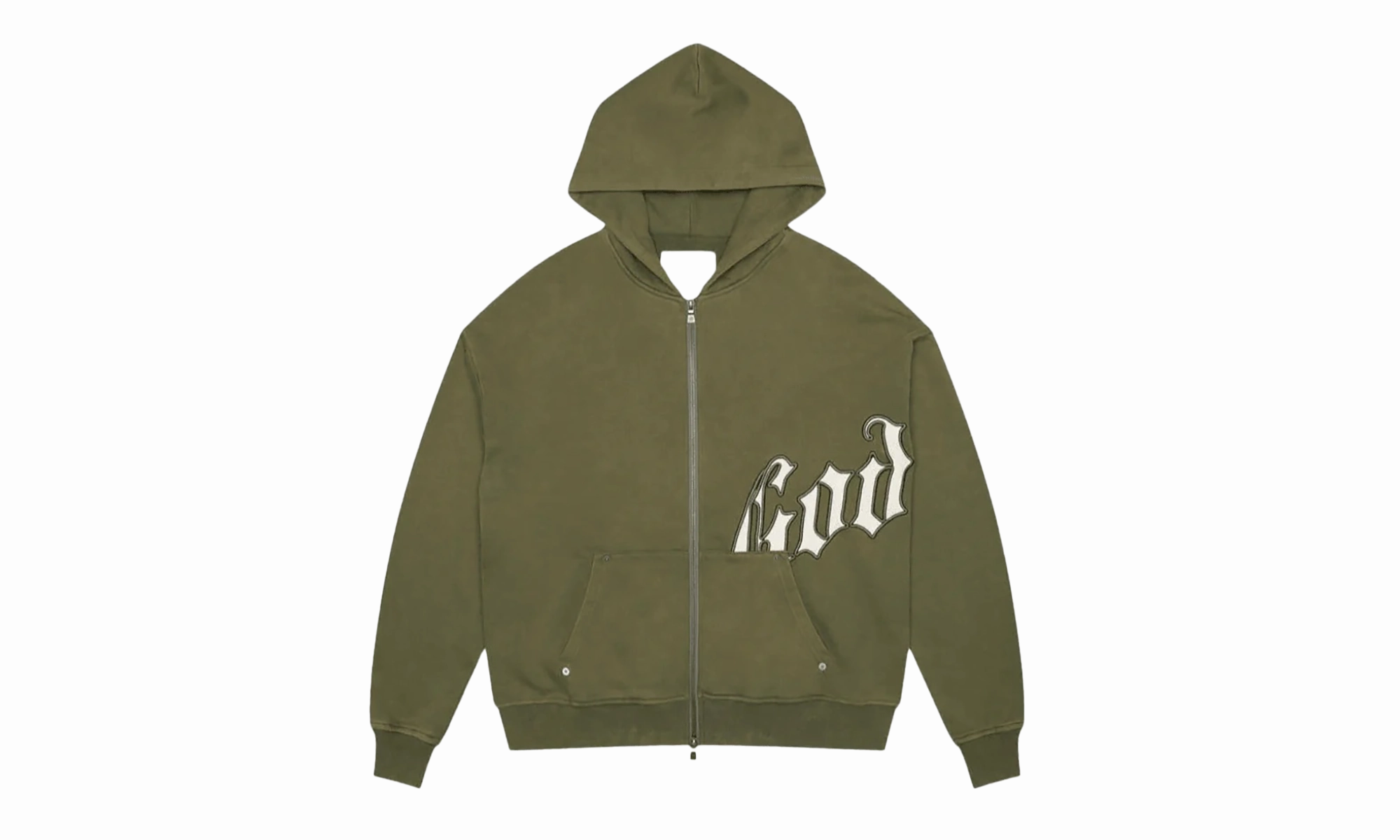 OG Logo V2 Hoodie Olive "Olive Blue"