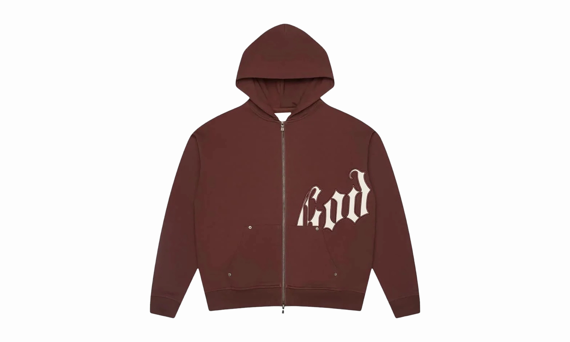 OG Logo V2 Hoodie "Brown / White"