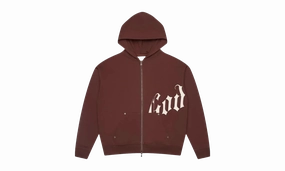 OG Logo V2 Hoodie "Brown / White"