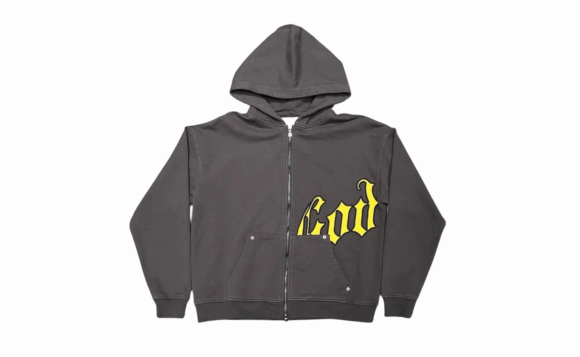 OG Logo V2 Hoodie "Grey / Yellow"