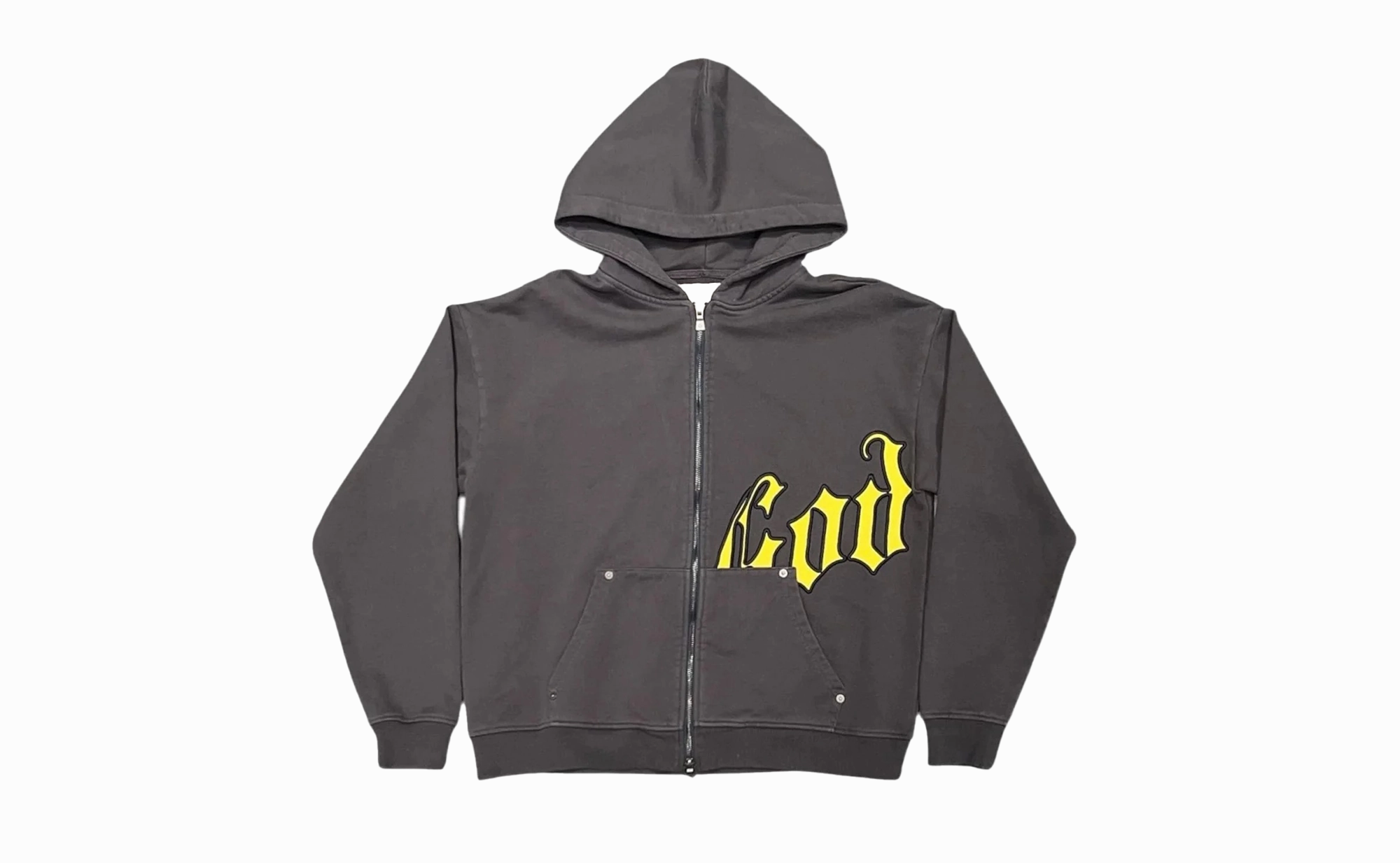 OG Logo V2 Hoodie "Grey / Yellow"
