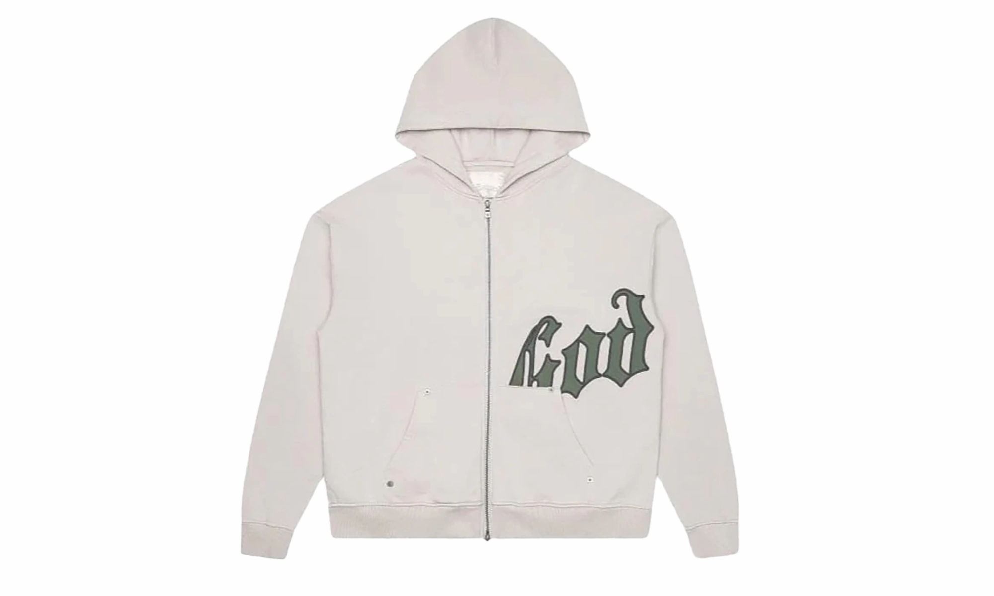 OG Logo V2 Hoodie "Stone / Green"