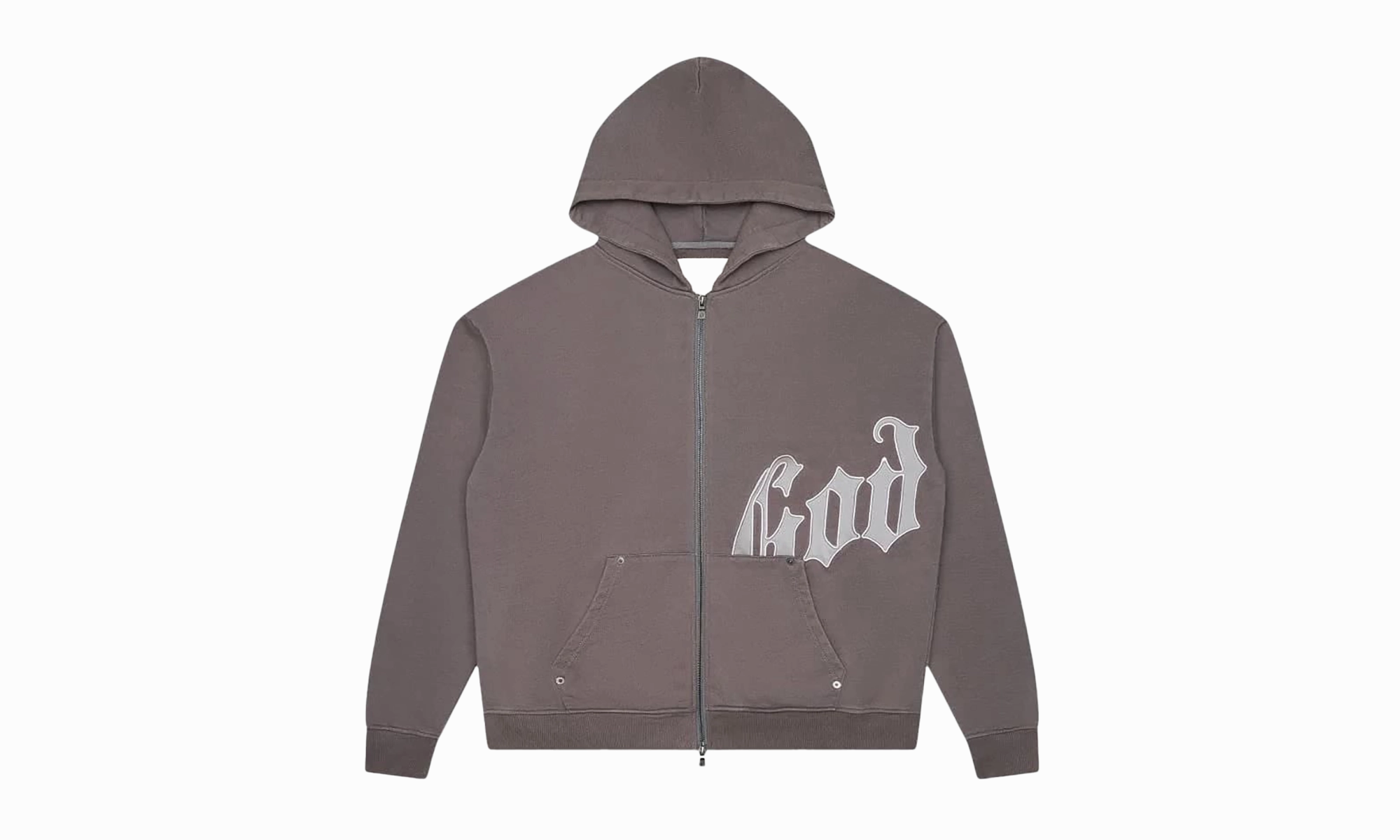 OG Logo V2 Hoodie "Stone Grey"