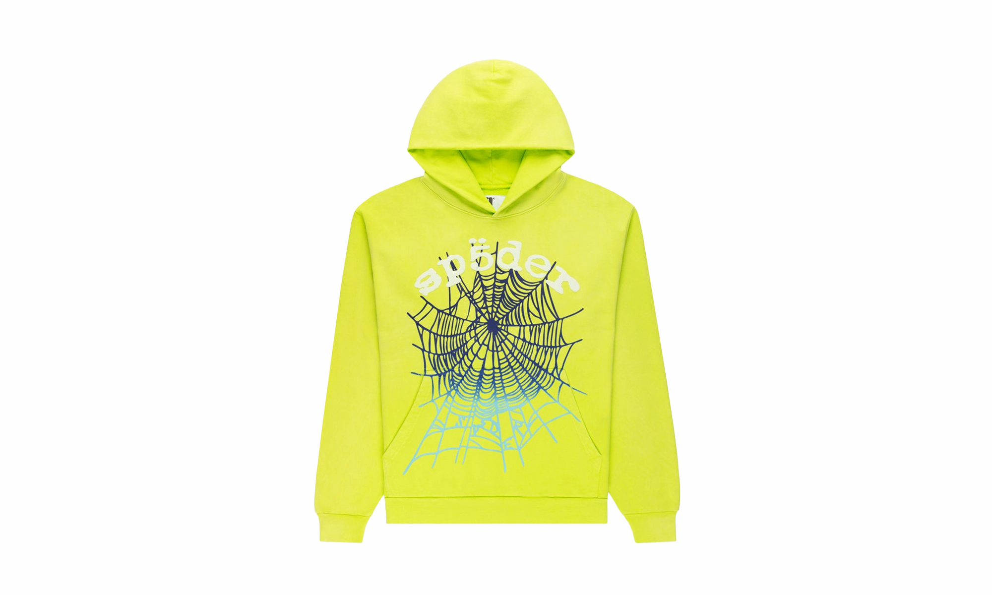 OG Web V2 Gradient Hoodie "Acid Green/White/Black/Blue"