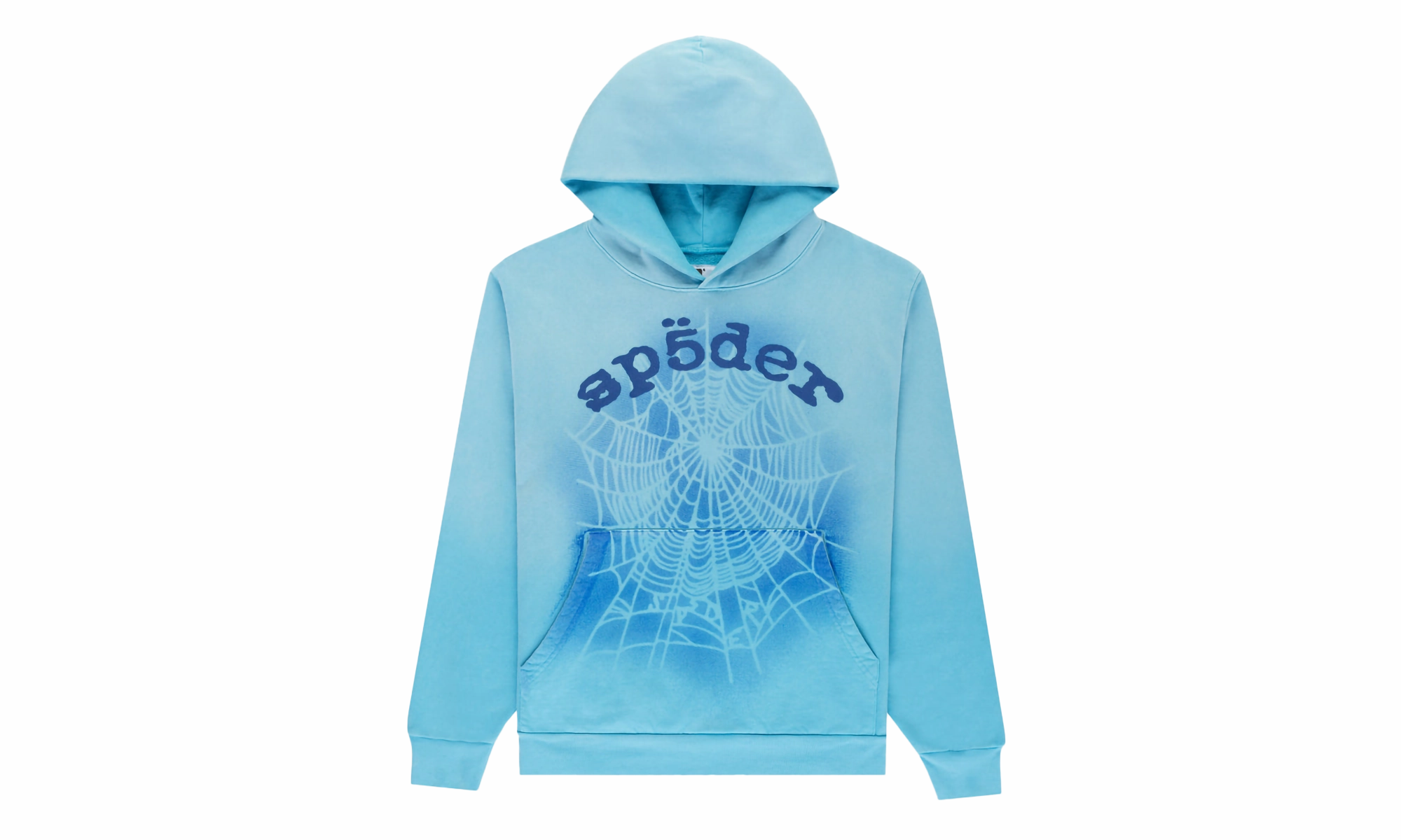OG WEB V2 SPRAY HOODIE "Light Blue"
