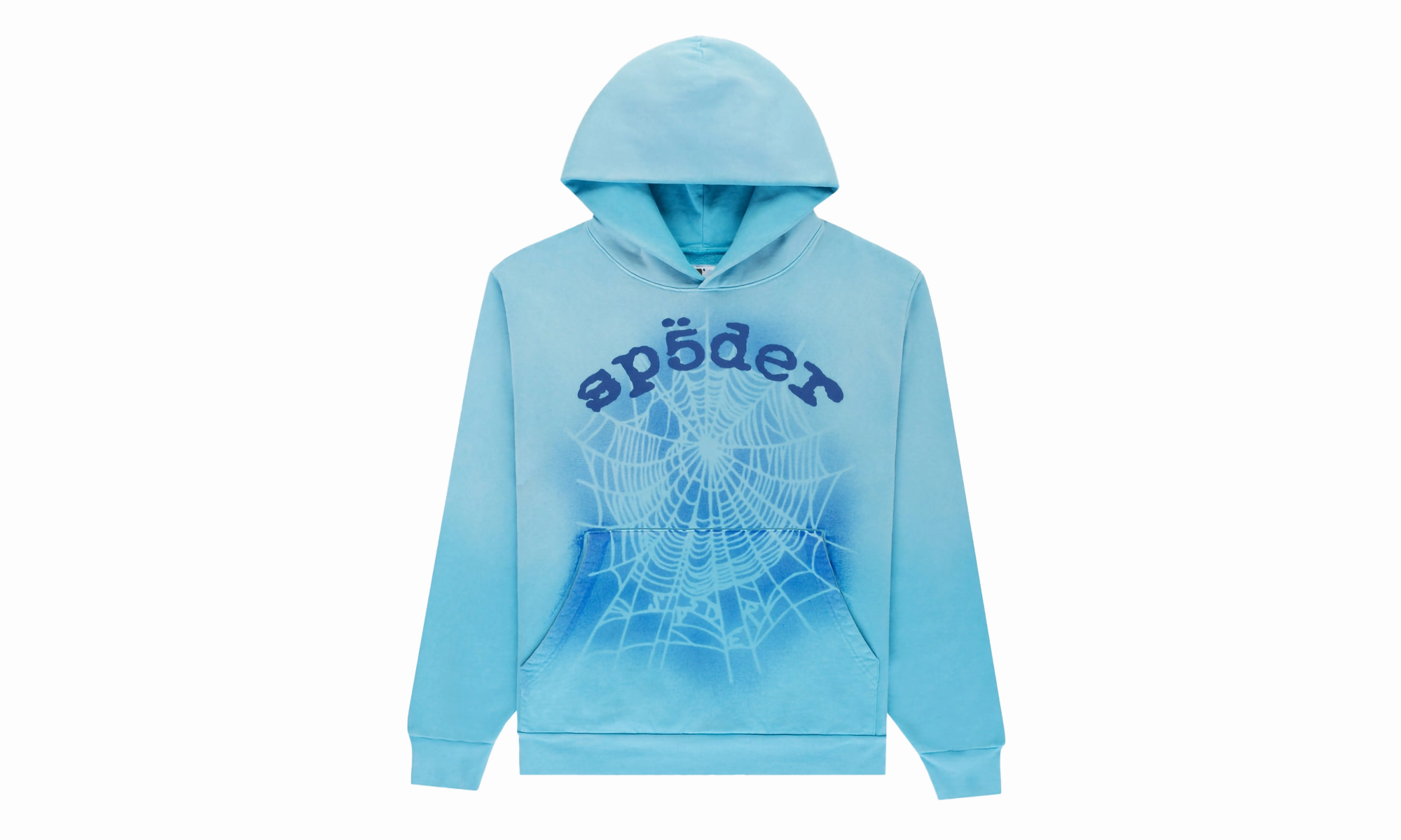 OG WEB V2 SPRAY HOODIE "Light Blue"