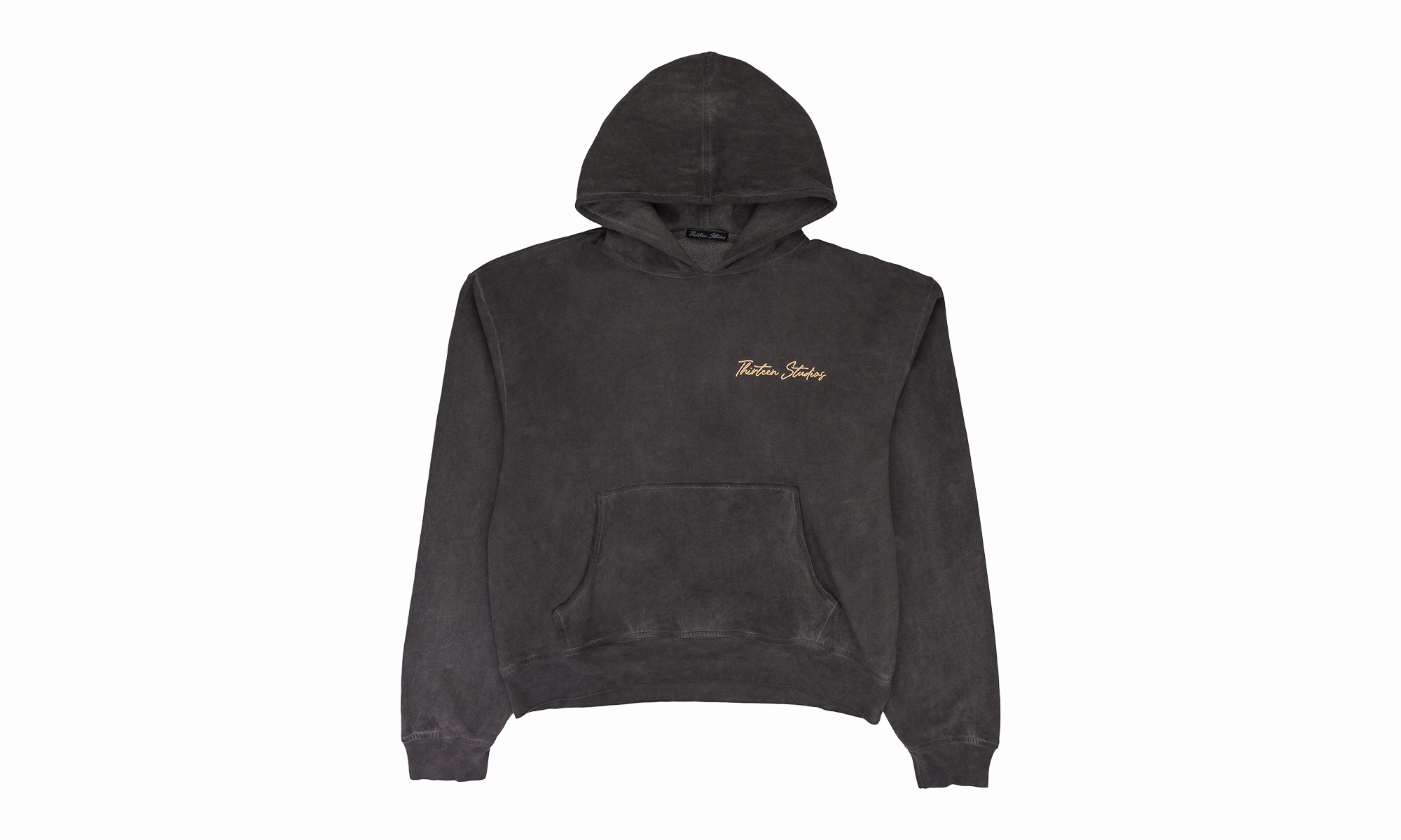OIL WASH HOODIE "Black"
