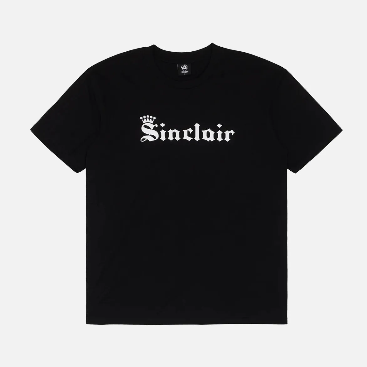 OLD ENGLISH CROWN TEE - BLACK Digital Core elastic waistband
