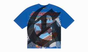 Reflective accents VersatileStyle Ollie T-Shirt "Blue"