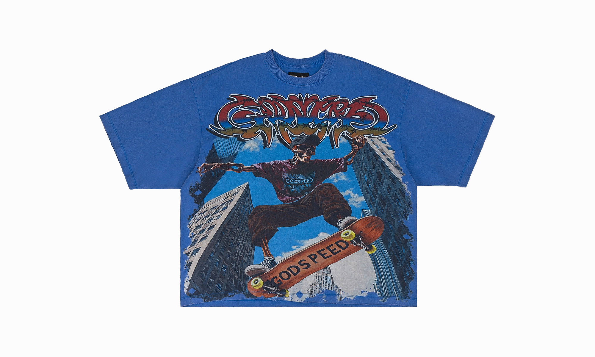 OLLIE T-SHIRT "Royal Blue" Sequin Glow