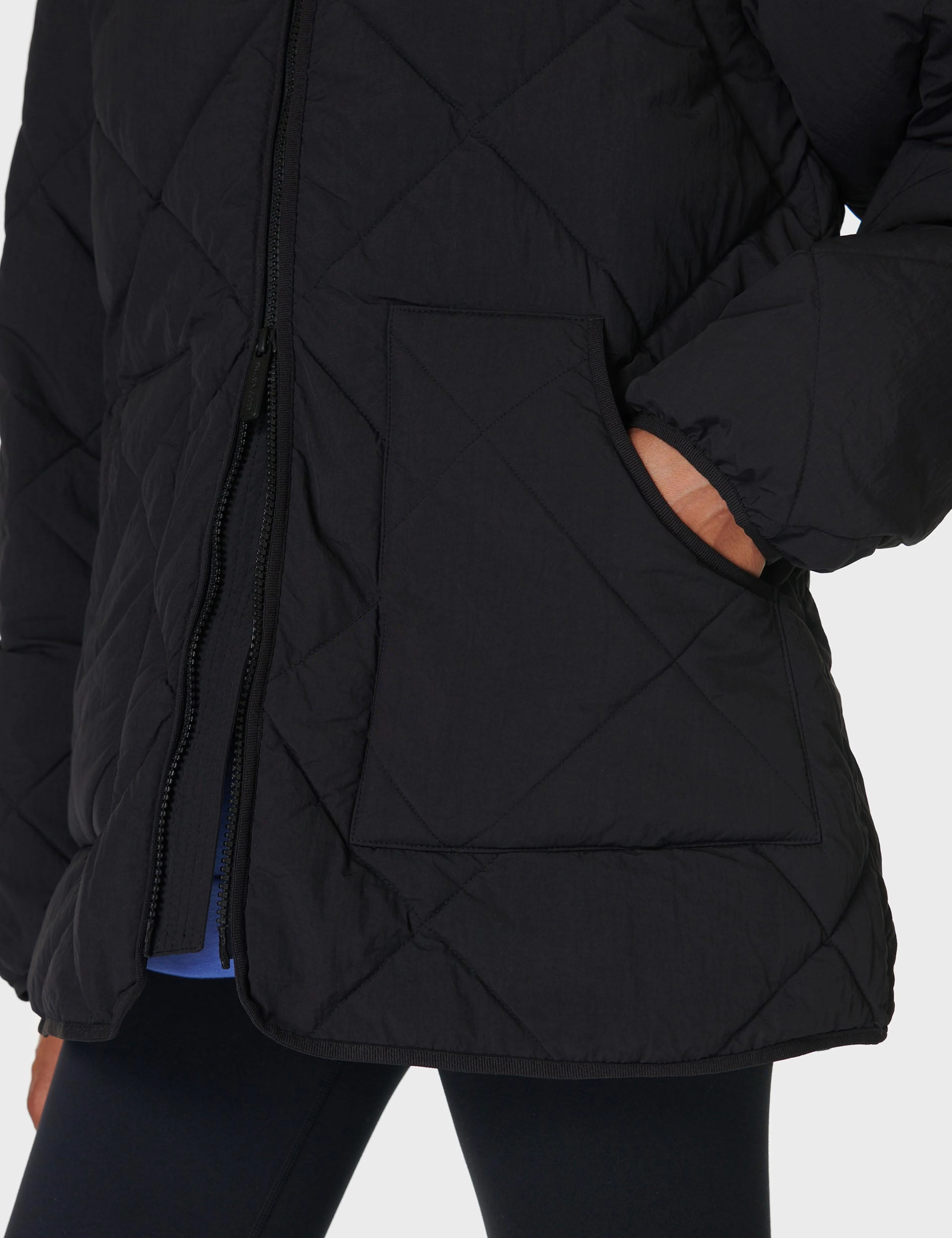 Adaptive Layering System MagneticClosure On The Move Quilted Jacket - Black