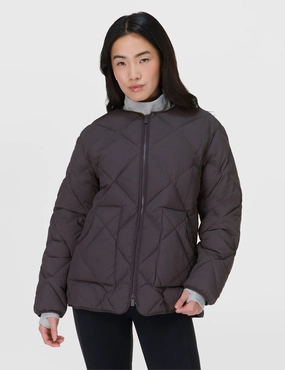 On the Move Quilted Jacket - Urban Grey Chill Day Layer SeamlessBonding