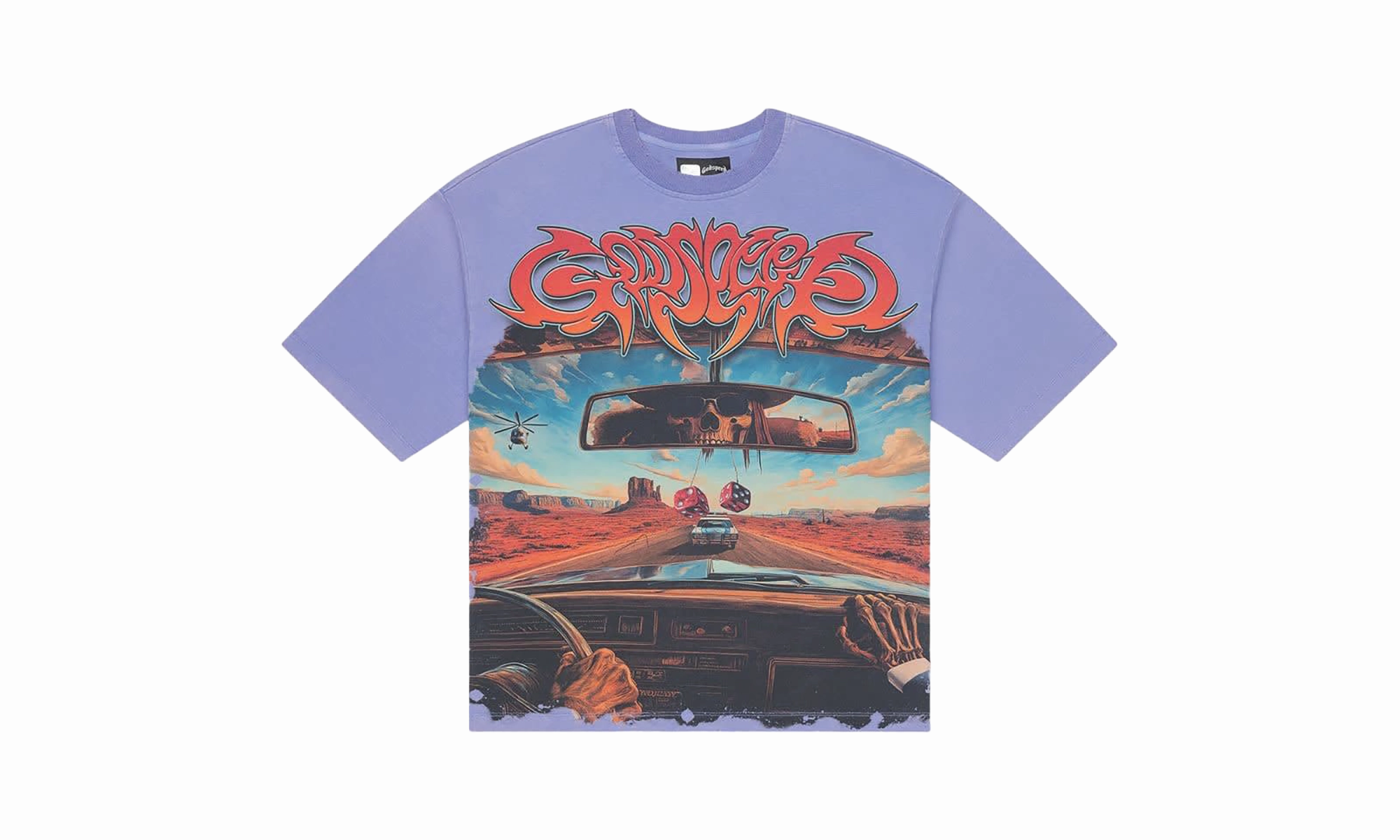 Ventilated Back Panels On The Run T-Shirt "Lavender"