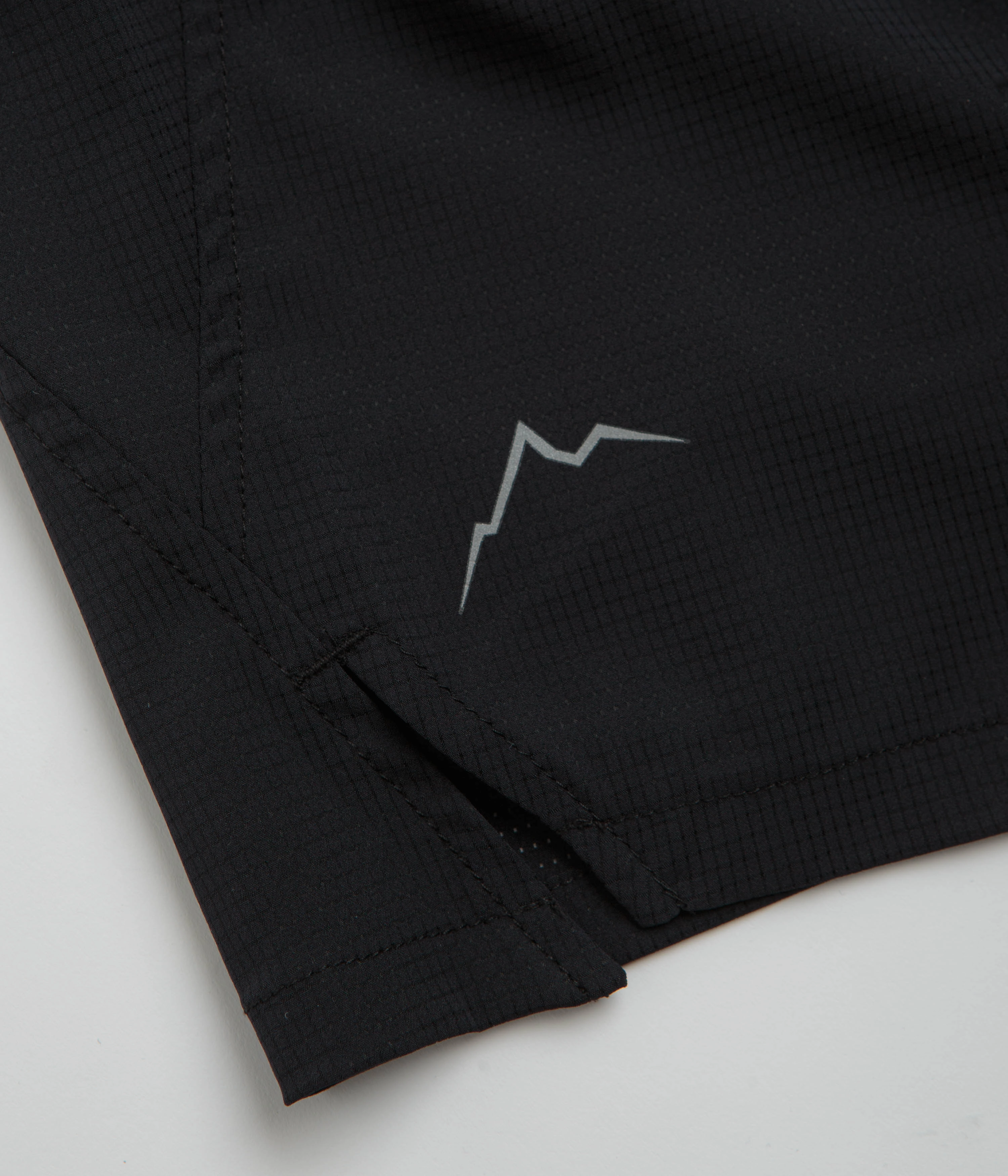 Cayl Light Flow Running Shorts - Black Soft touch finish suede look