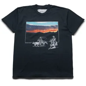 One Of These Days In Another Time Tee - Washed Black group event polo shirt