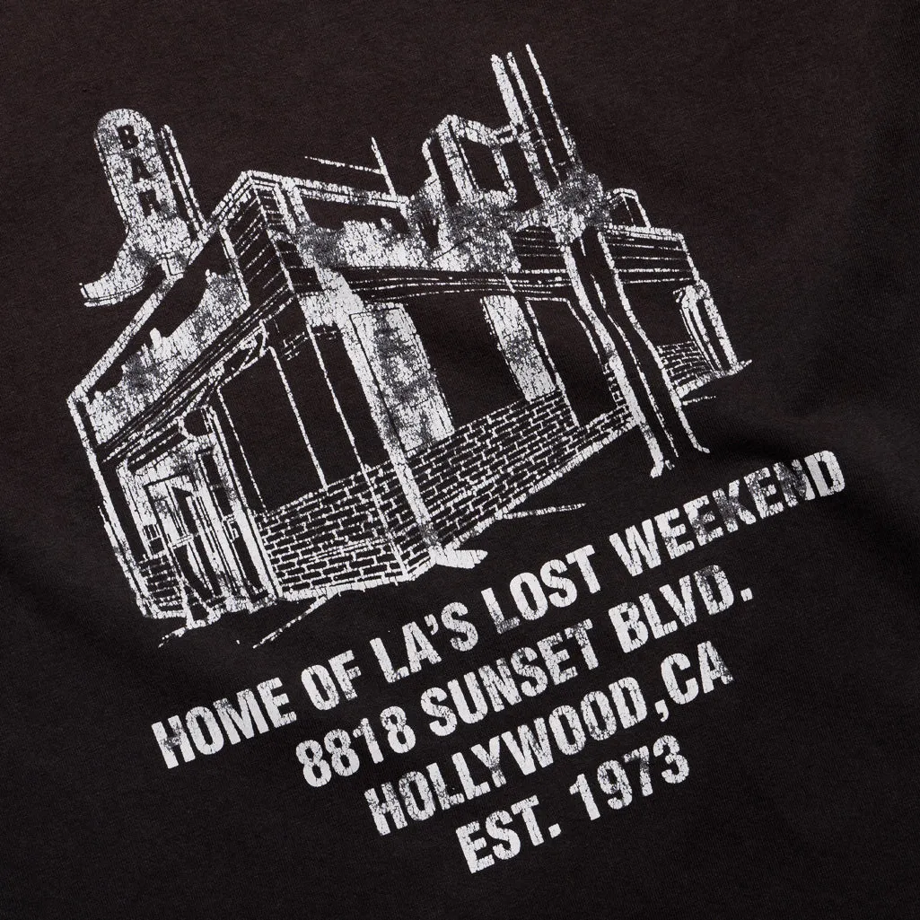 One Of These Days Lost Weekend Bar Tee - Black Lounge Wear