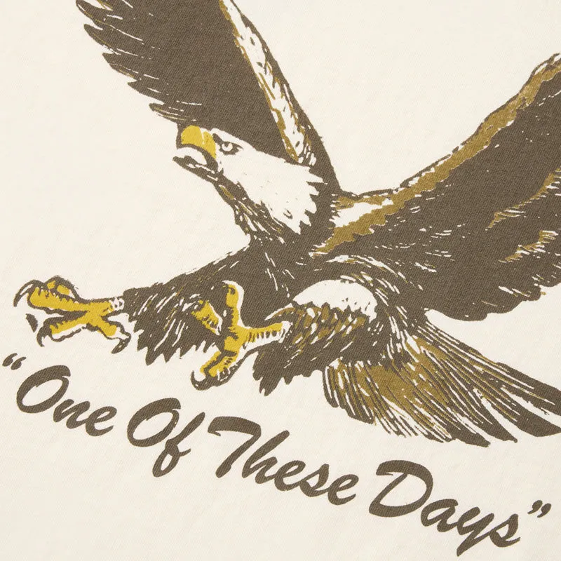 bowling venue One Of These Days Screaming Eagle Tee - Bone