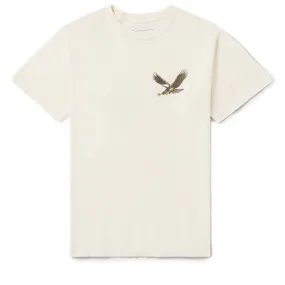 Maxi length sleep shorts silhouette One Of These Days Screaming Eagle Tee - Bone