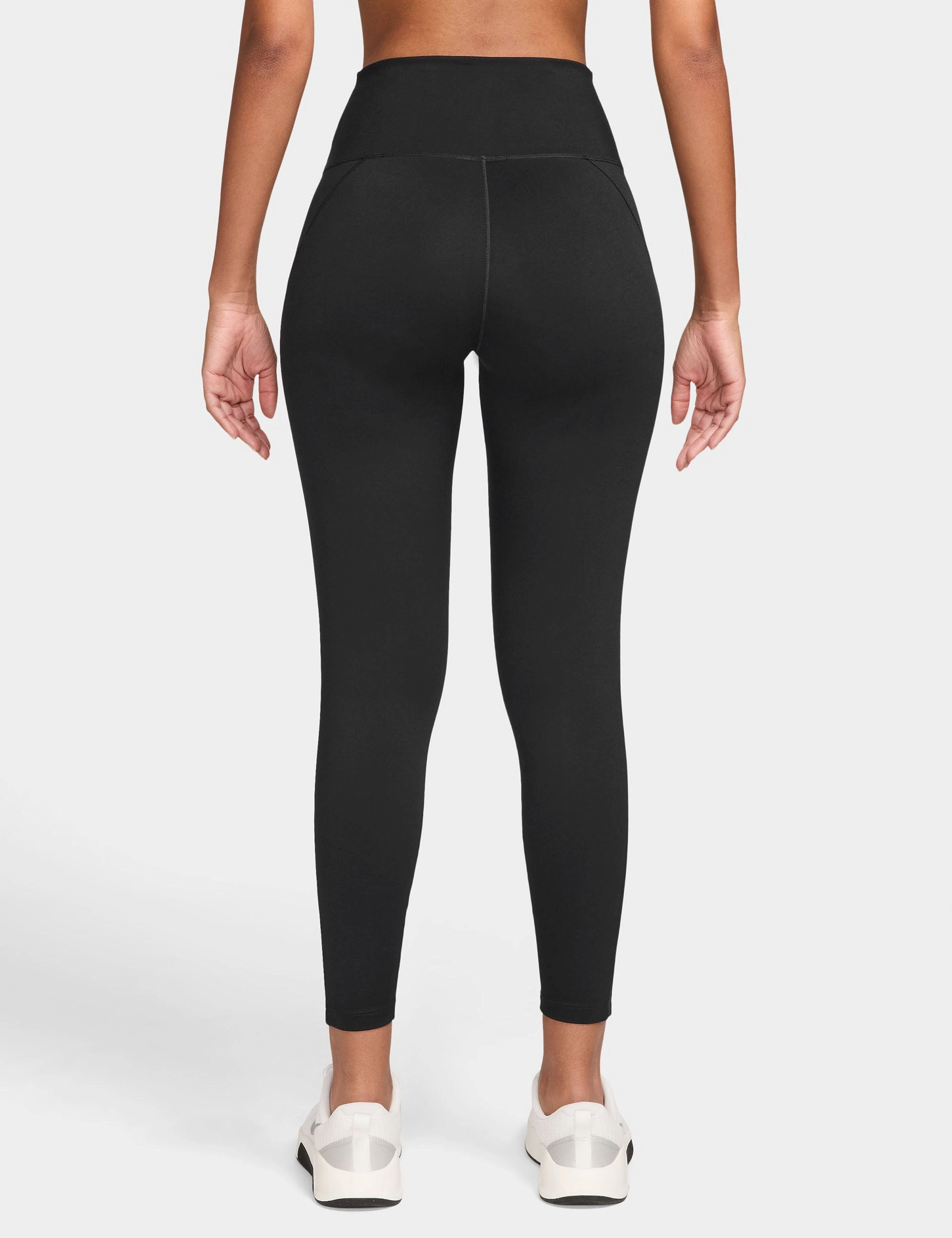 Park Run For Kids One High Waisted 7/8 Leggings - Black/Dark Smoke Grey