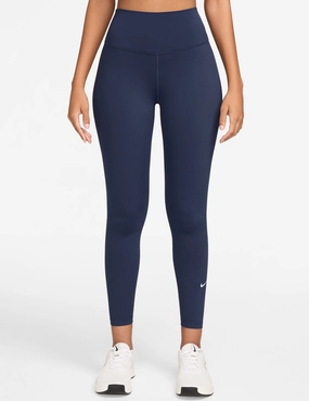 One High Waisted 7/8 Leggings - Midnight Navy Fit Essential