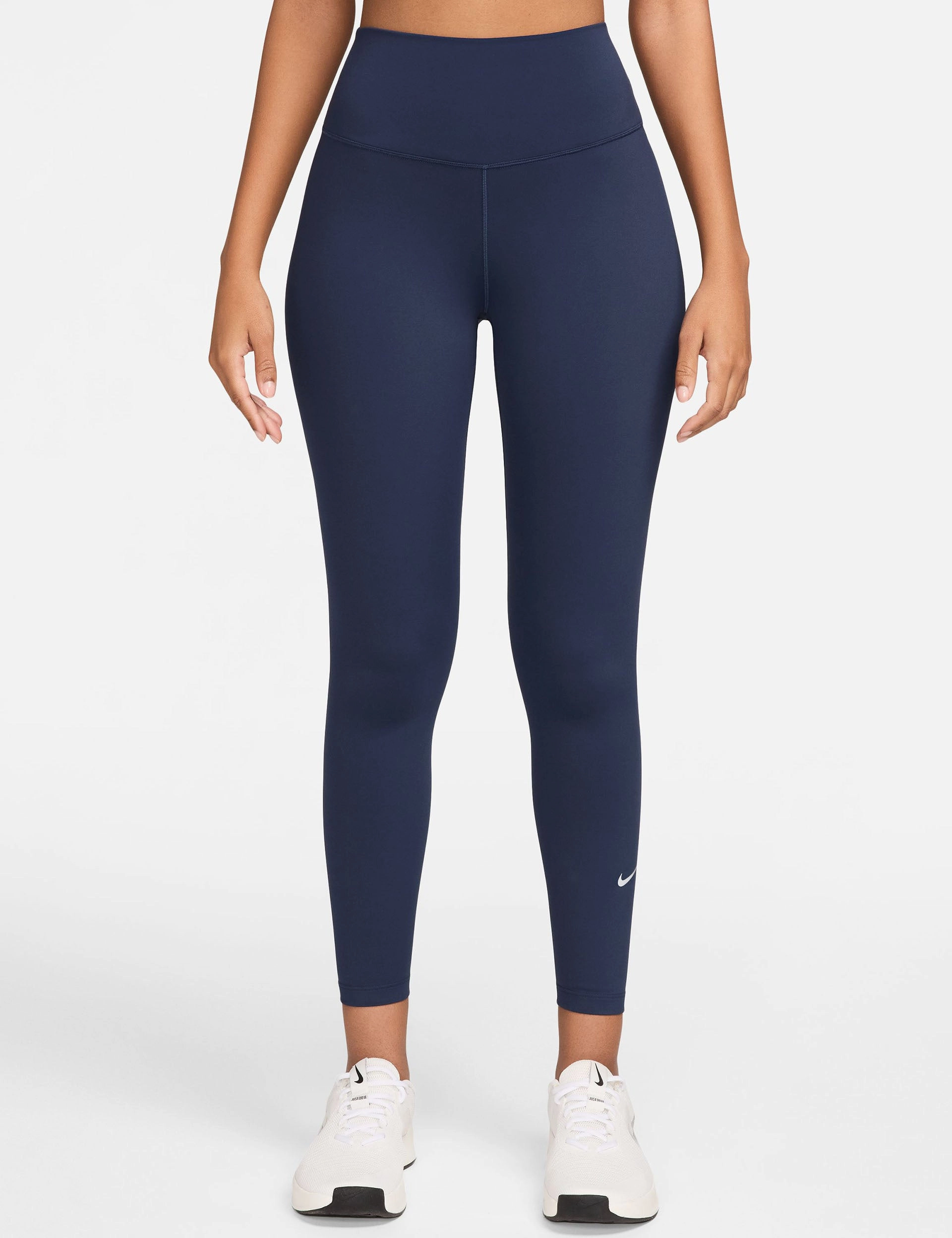 One High Waisted 7/8 Leggings - Midnight Navy Fit Essential