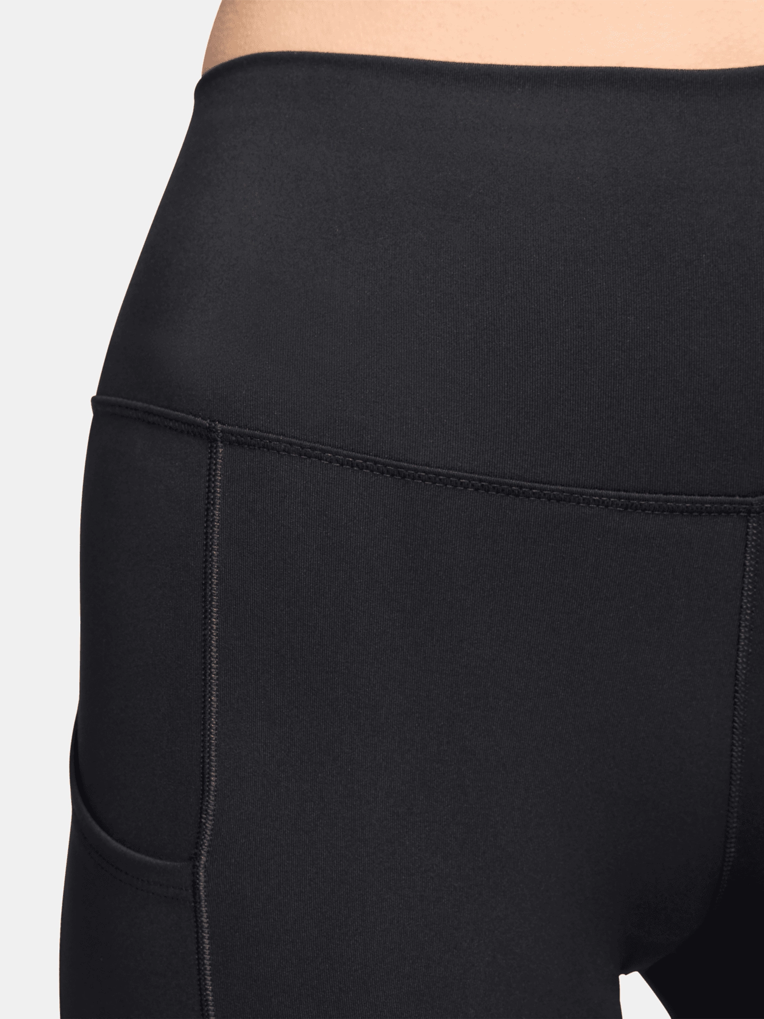 One High-Waisted 8'' Biker Shorts with Pockets tropical style vacation look