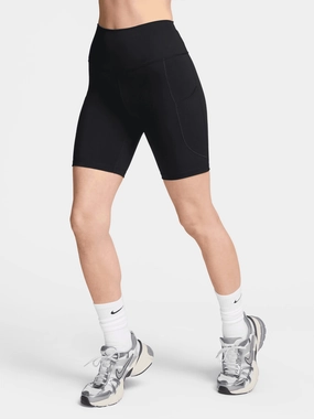 One High-Waisted 8'' Biker Shorts with Pockets Layered Look