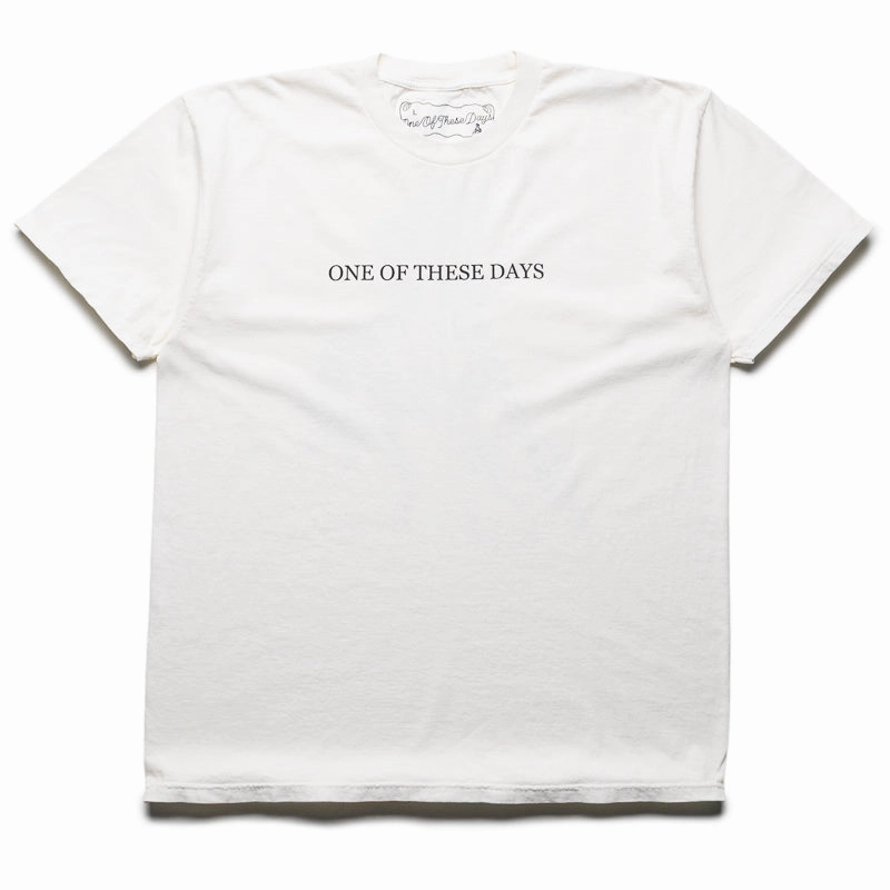 One Of These Days Logo Tee - Bone ruffle