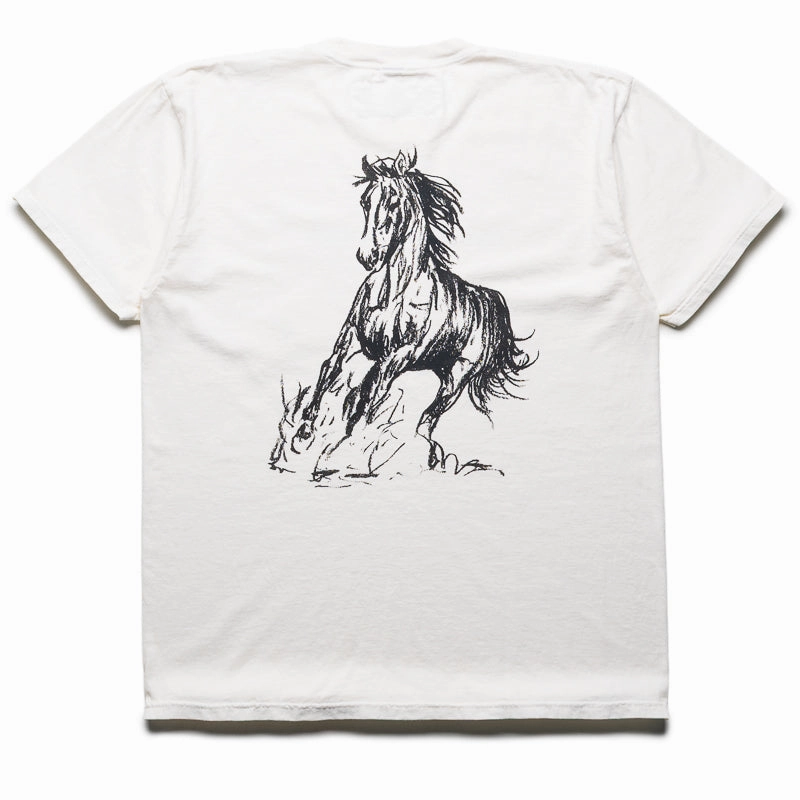 One Of These Days Logo Tee - Bone Colorful choice baseball