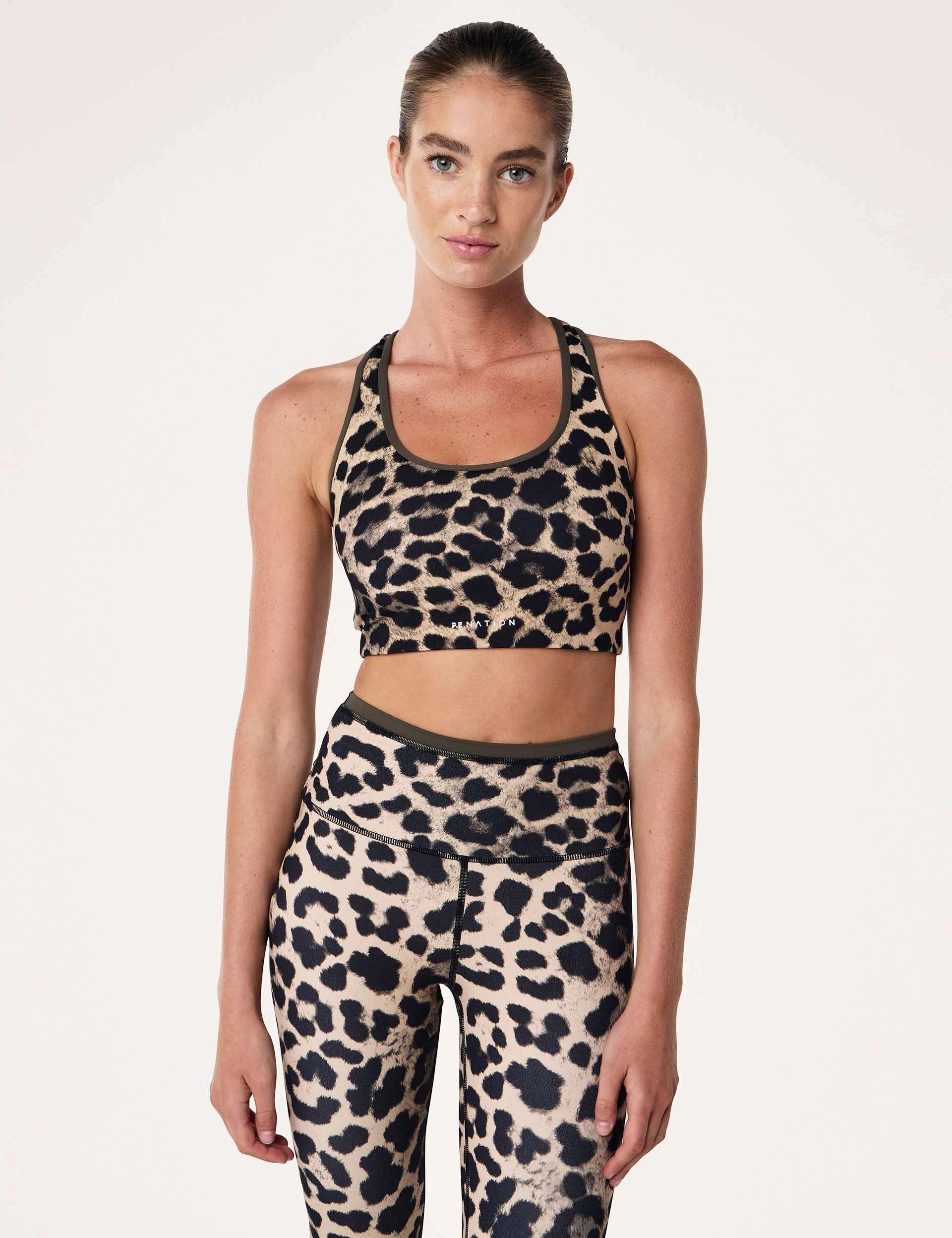 Secure Comfort Stellar Sports Bra - Leopard