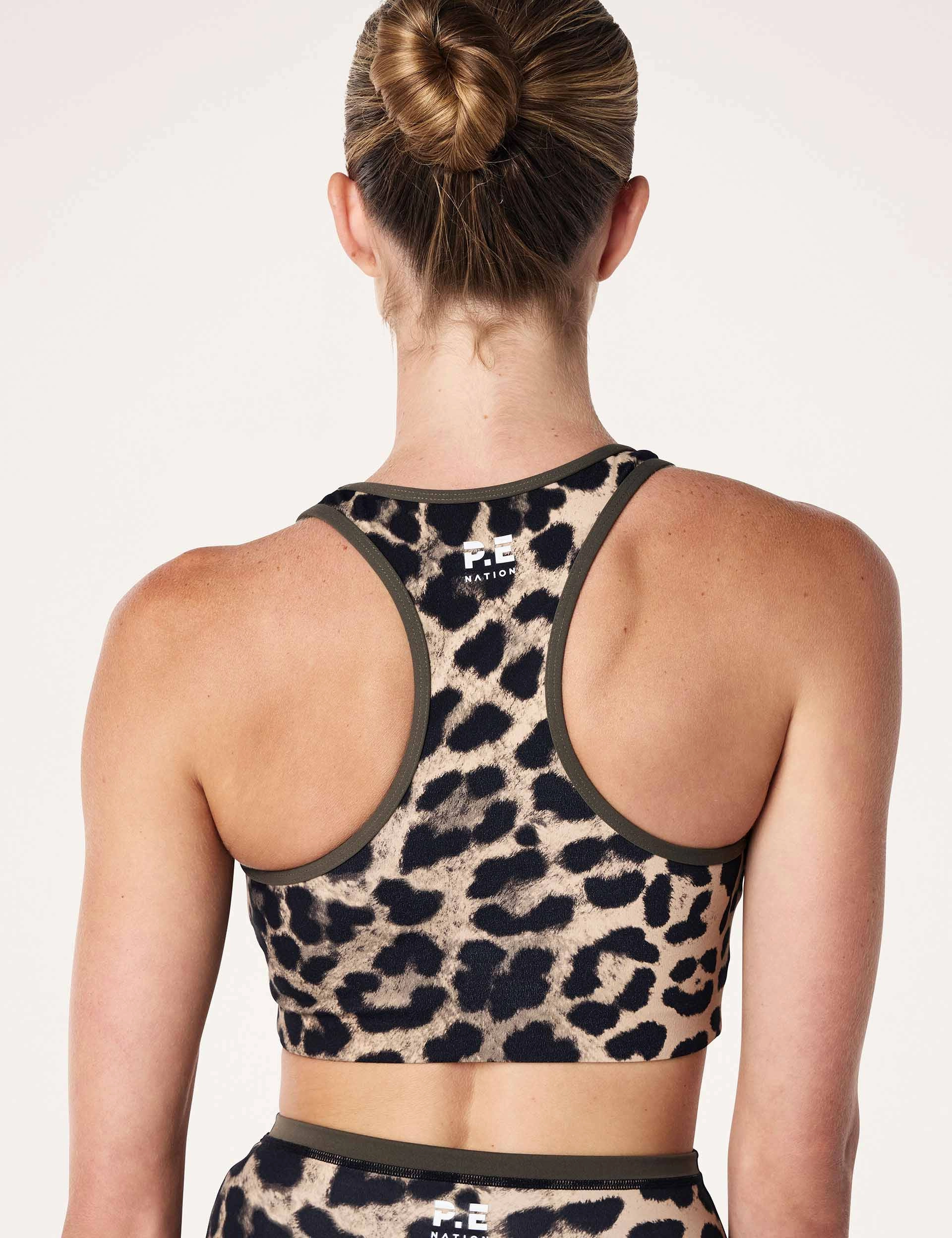 Stellar Sports Bra - Leopard Core training