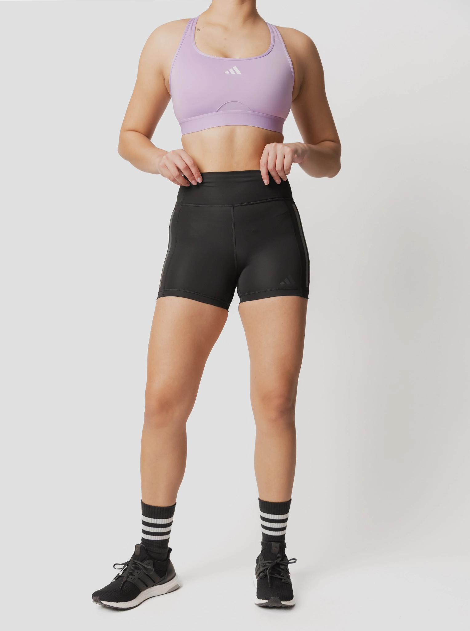 Optime 3-Stripes 1/4 Short Leggings Perfect Fit