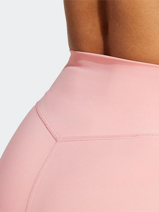 Optime 4" Raw-Cut-Hem Short Leggings Soft Inner Lining