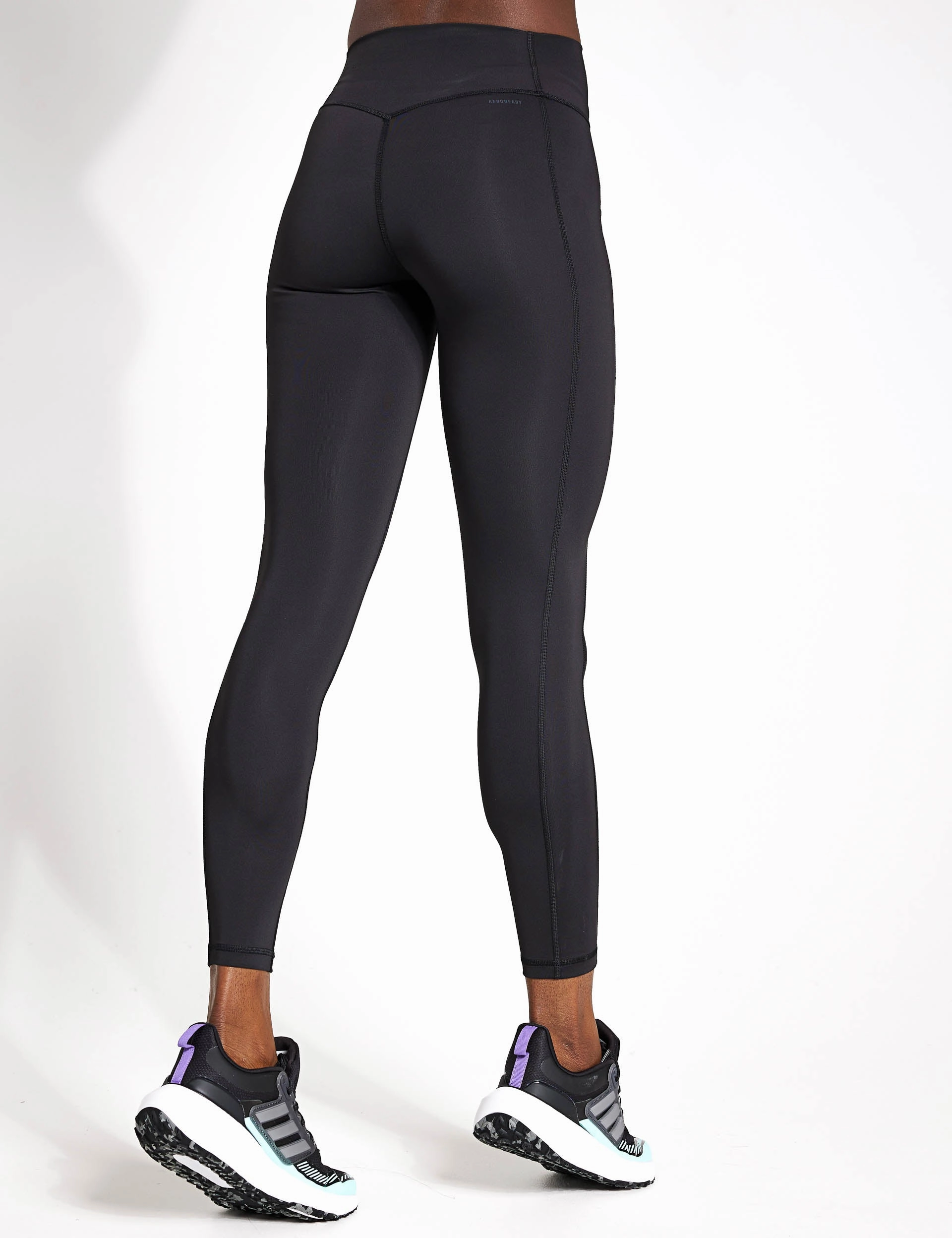 Optime Full-Length Leggings - Black Anti Odor Technology Power Move