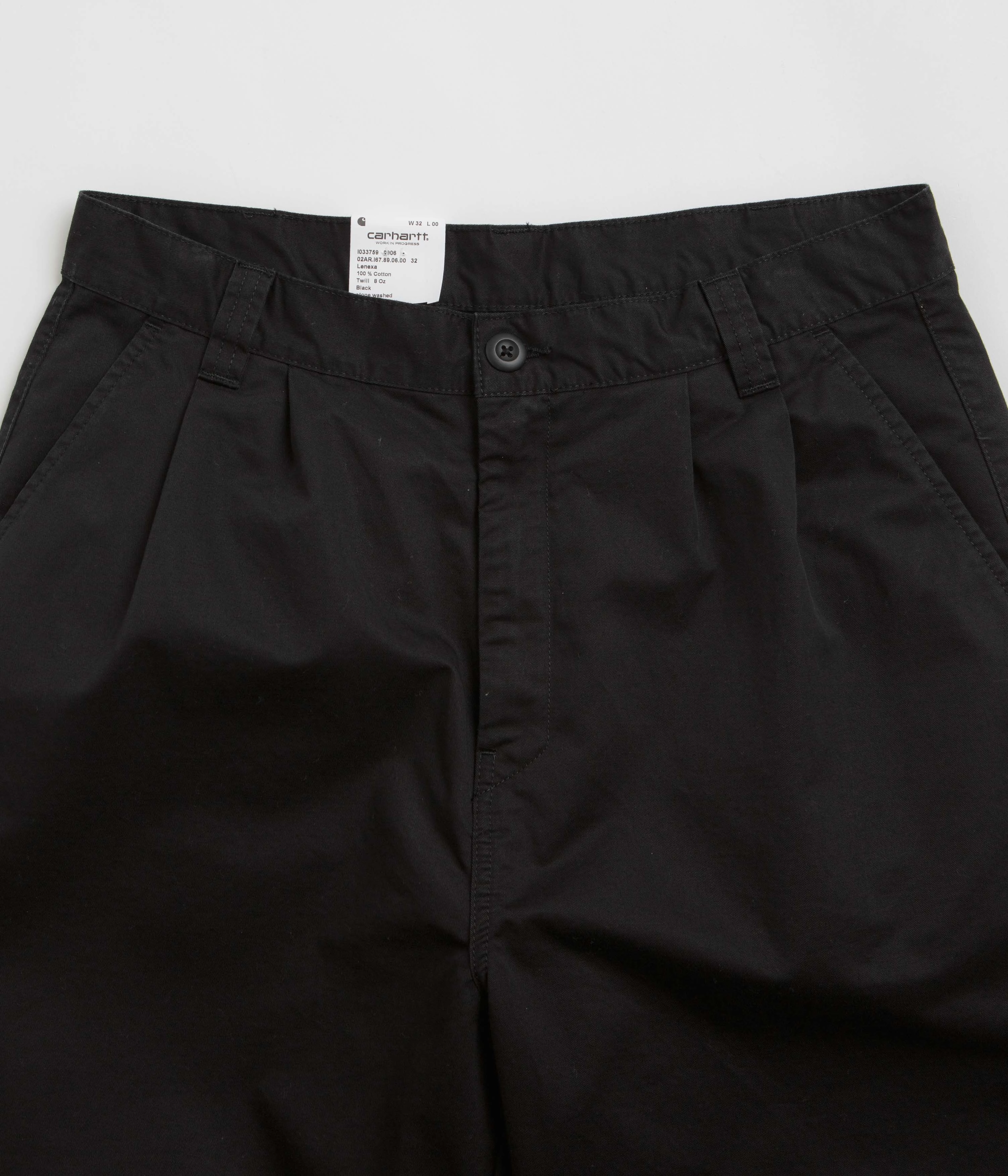 Wrinklefree Street Comfort Carhartt Merrick Pants - Stone Washed Black
