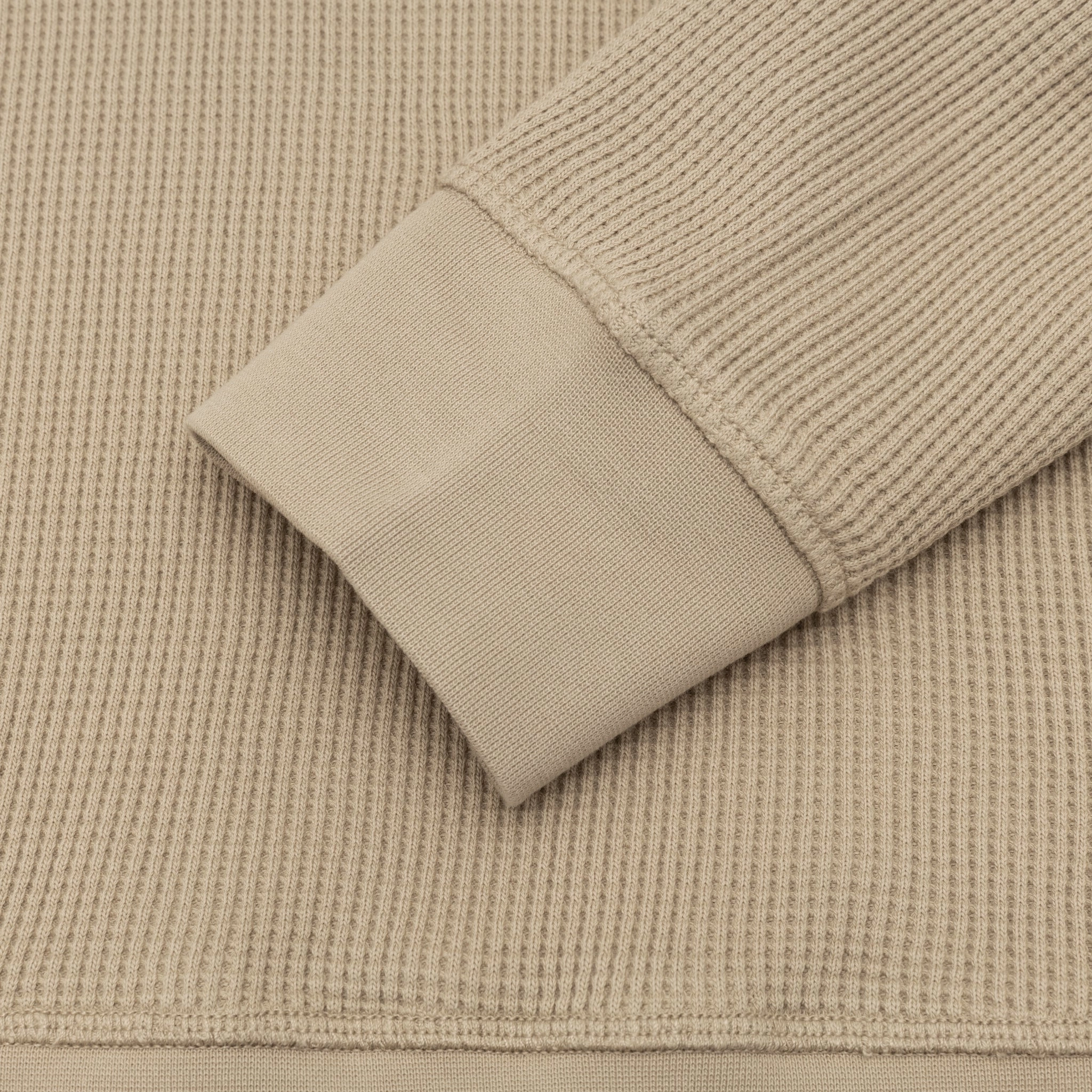 ORGANIC COTTON WAFFLE FLEECE