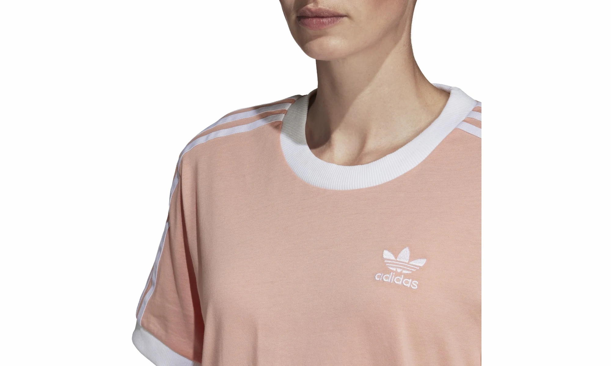 Originals 3-Stripes Tee "Dust Pink" Antibacterial Treatment BuiltIn Grip