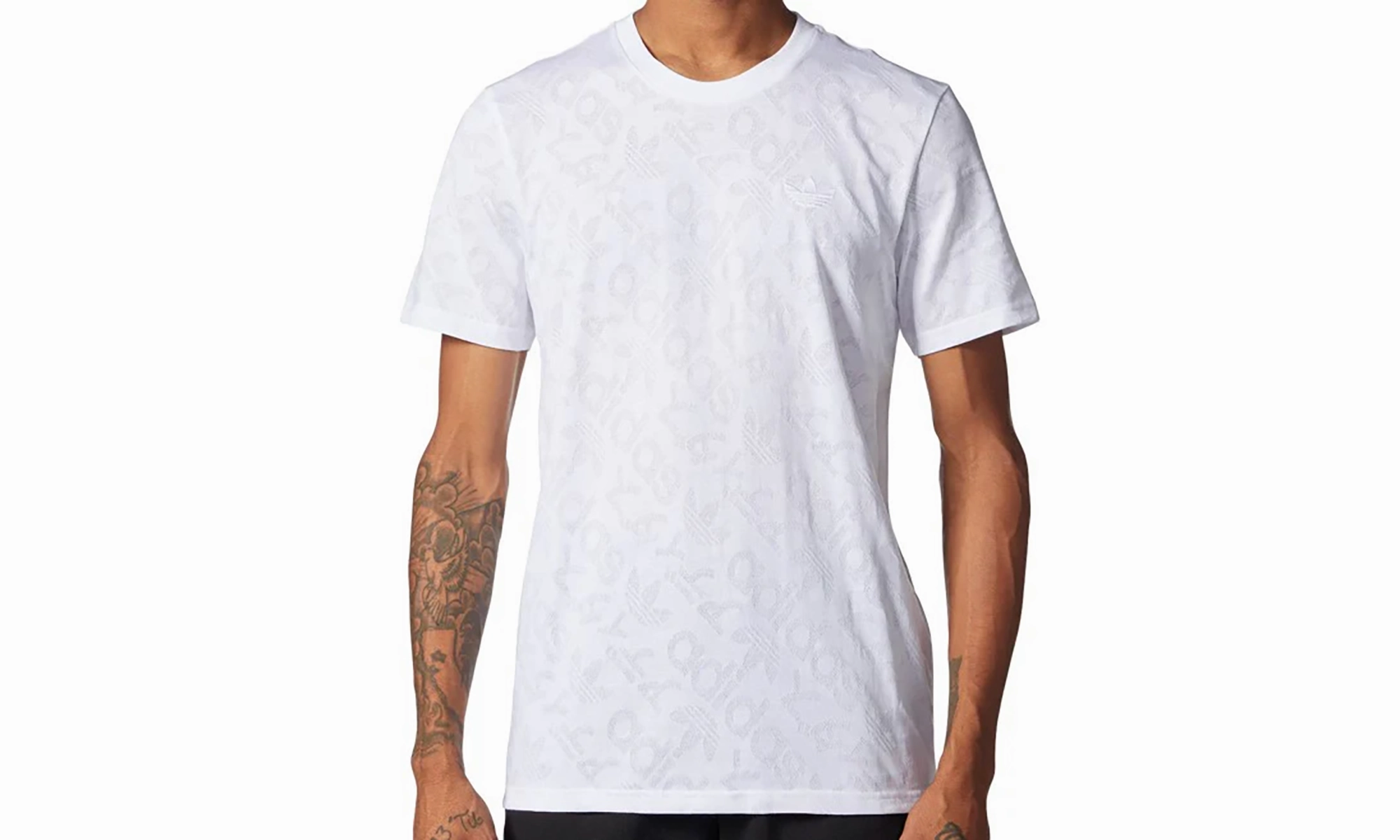 Originals Logo Jaquard Tee "White" OdorControl Treatment