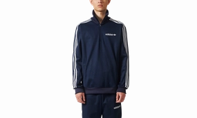 Tech Mood Reinforced Edges Originals Minoh Half Zip Pullover Track Jacket "Legend Ink / White"
