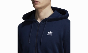 Originals Trefoil Full Zip Fleece Hoodie "Collegiate Navy"