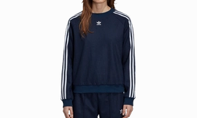 Flexible Waistline Originals Trefoil Sweatshirt "Collegiate Navy"