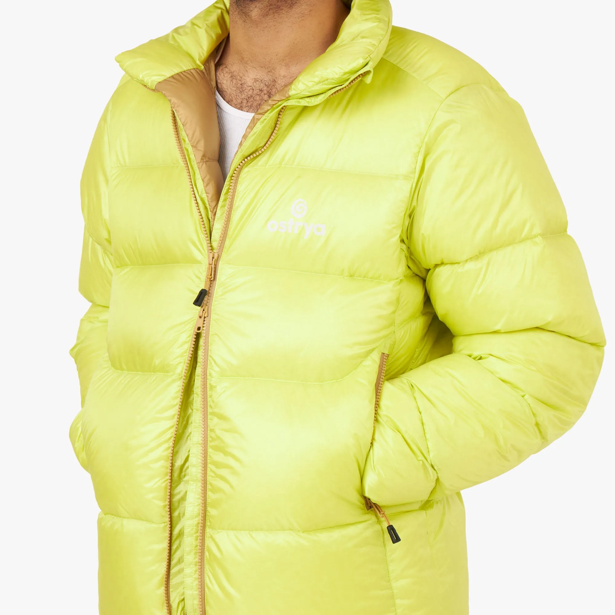 Stretchable Cuffs Quick Dry Fabric Technology Ostrya Squall Down Parka / Pear