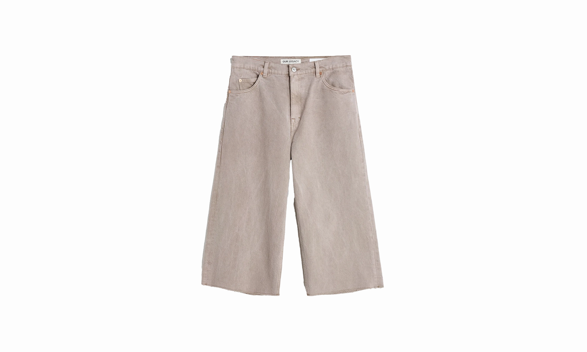 OUR LEGACY HALF CUT CROPPED JEANS Jeans Pink "Pink" Abrasion Resistance Everyday Fashion Lover