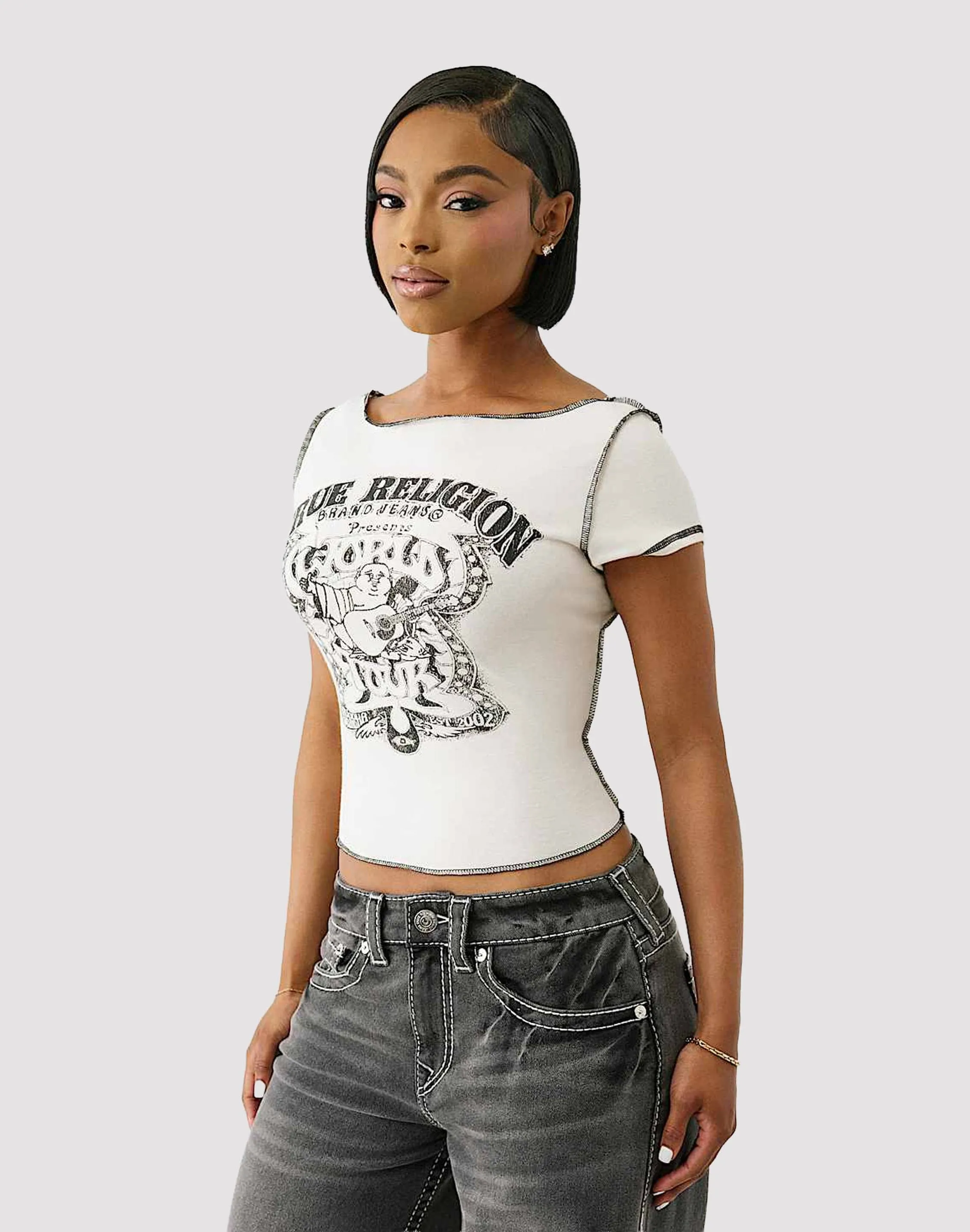 Travel Proof True Religion Slash Tee