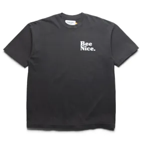Politics Busy Being Nice Core Tee - Black cocktail dress